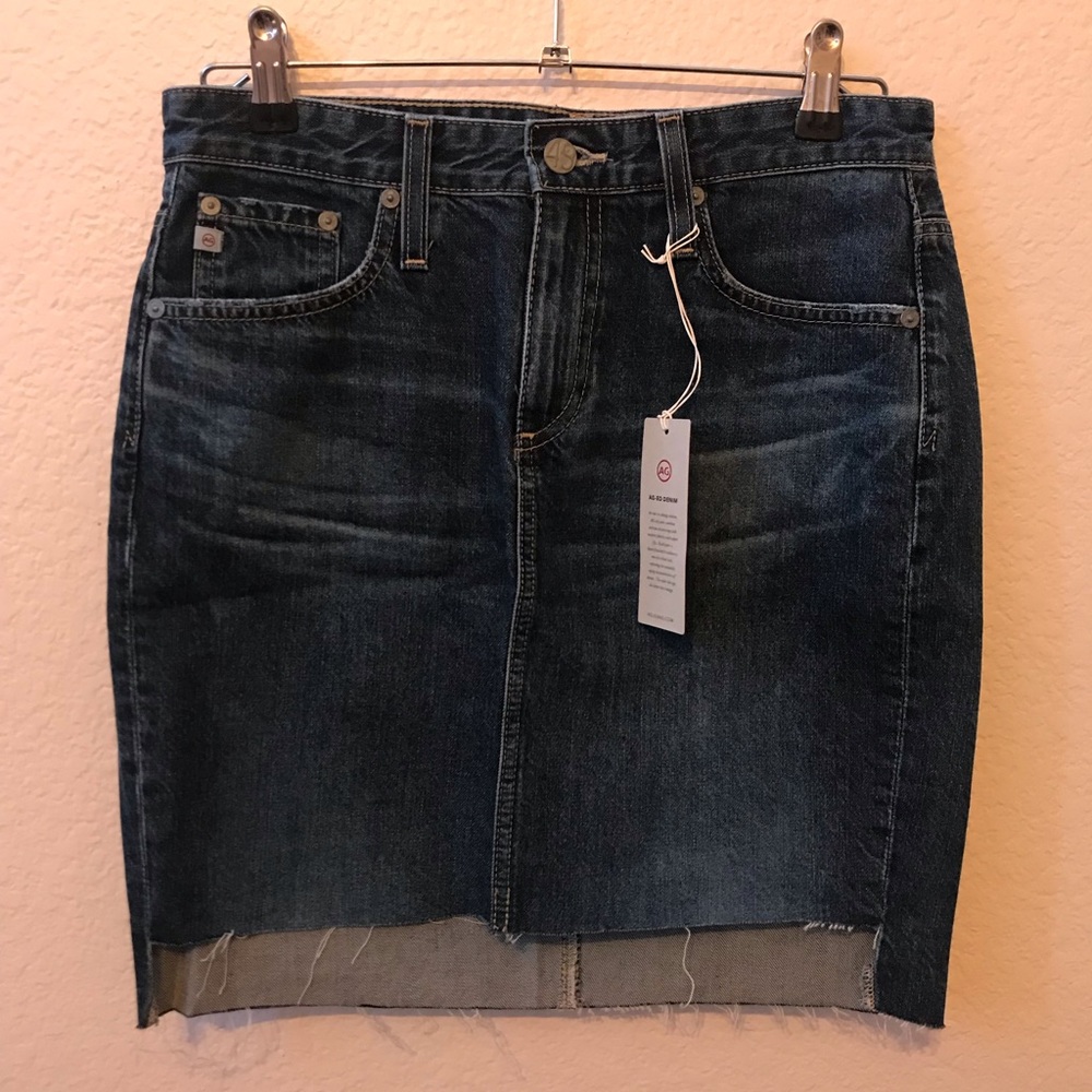 AG Adriano Goldschmied Women's Denim Pencil Skirt